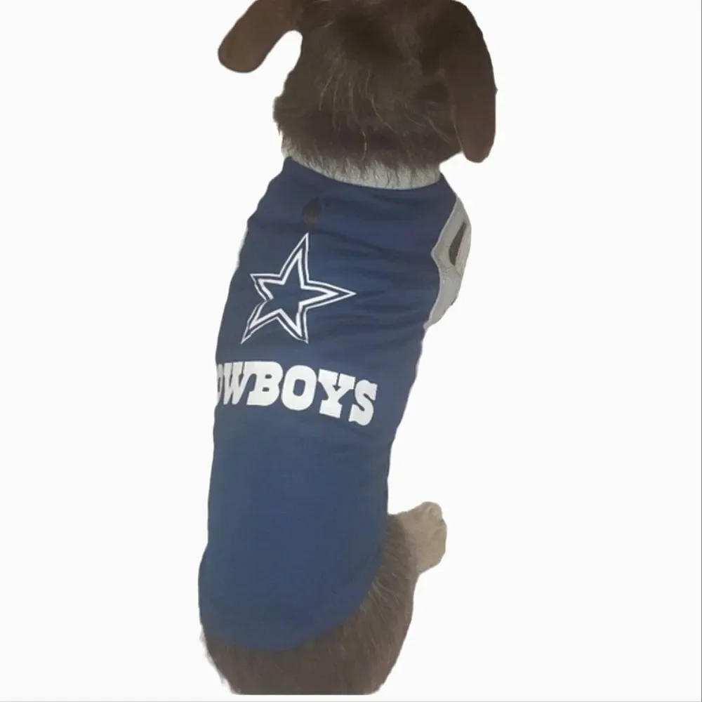 NFL Dallas Cowboys Dog Tshirt Size Small Or Medium